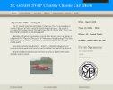 St. Gerard Charity Classic Car Show website Image